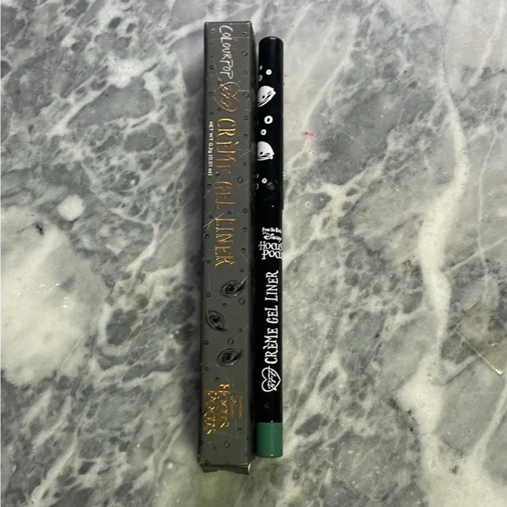 New Colourpop Hocus Pocus Creme Gel Eyeliner Black Flame Candle‎